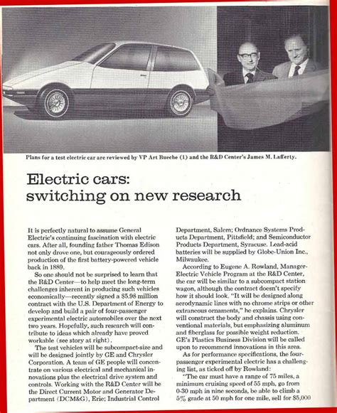 Electric Car: Electric Car History Timeline