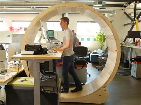 DIY Human Hamster Wheel Lets You Conquer the Office Rat Race ...