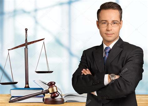 Handsome Caucasian lawyer Stock Photo by ©billiondigital 118543600