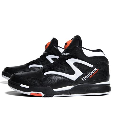 Reebok Pump Omni Lite Black, White & Varsity Orange | END.