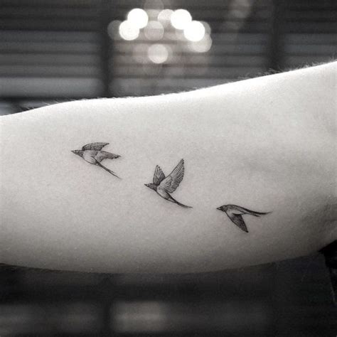 100+ Lovely Swallow Tattoos with Meaning | Art and Design | Tiny bird ...