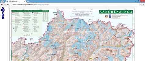 Kanchenjuga Trek Map