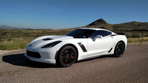 Arctic White Corvette