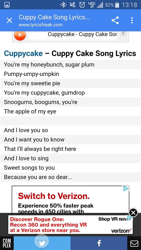 Apple of My Eye Cuppy Cake Song Lyrics