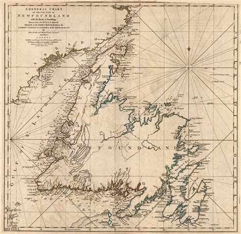 James Cook's Charts of Newfoundland and Labrador