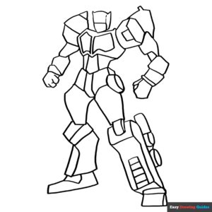 Learn How to Draw Optimus Prime from Transformers
