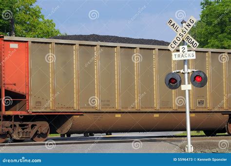 Coal car stock image. Image of sign, signal, blinker, freight - 5596473