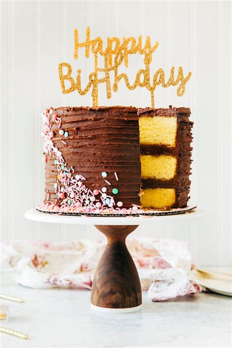 old fashioned yellow birthday cake » Hummingbird High