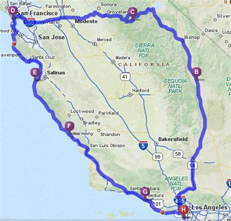 California Motorcycle Tour