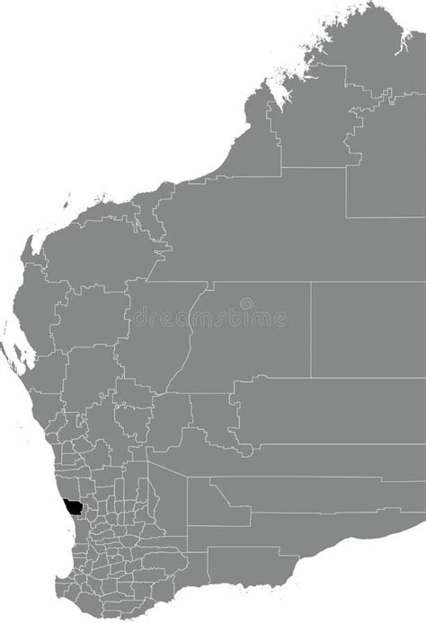 Locator Map of the SHIRE of GINGIN, WESTERN AUSTRALIA Stock Vector - Illustration of election ...