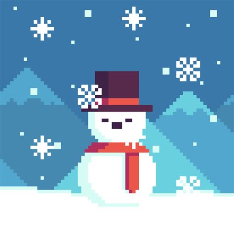 Snowman - Daily Art Challenge - Pixilart