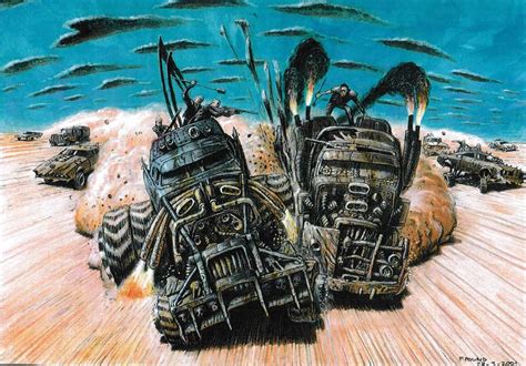 This stunning Mad Max: Fury Road concept art was in the works 15 years before the movie