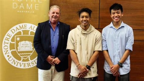 Christmas Island teens get scholarships to study at University of Notre ...