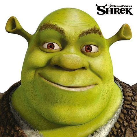 Shrek - Face Graphic Art Print on Canvas Art Group | Cartoon art styles ...