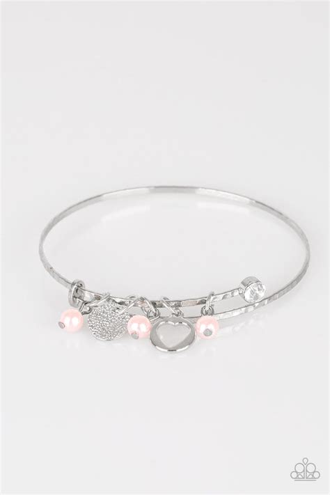 Paparazzi VINTAGE VAULT "Truly True Love" Pink Bracelet