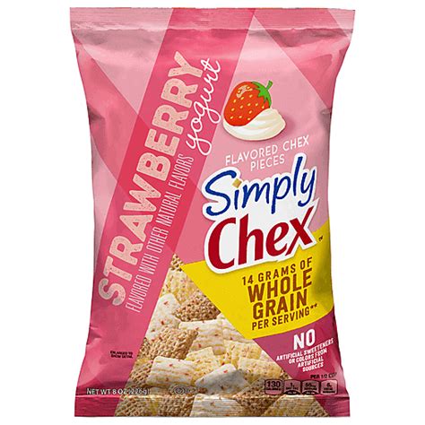 Simply Chex, Strawberry Yogurt Snack Mix, 8 oz Bag | Shop | Sun Fresh