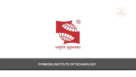 Symbiosis Institute of Technology Applications are invited from ...