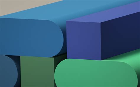 3D Shapes Wallpaper 4K, Geometric, Illustration