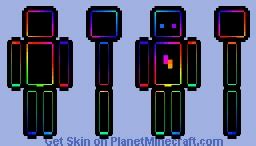 RGB skin Minecraft Skin