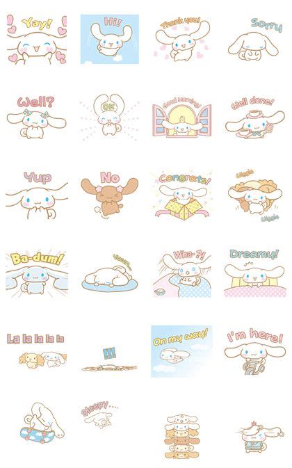 Cinnamoroll brings you this cute and slightly eccentric set of animated ...