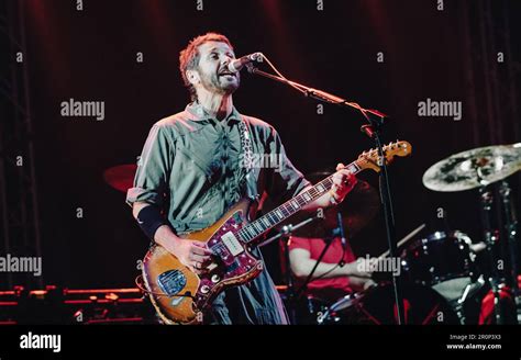 Feeder headlining day 2 of Teddy Rocks Festival 2023. Credit: Alamy/Charlie Raven Stock Photo ...