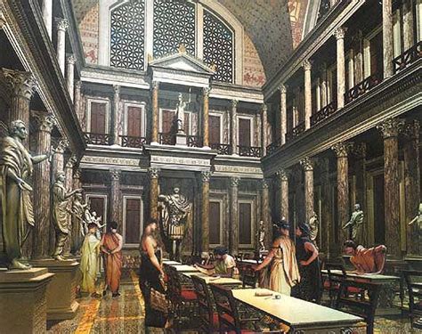 Image detail for -Ancient Libraries Roman Architecture, Classic Architecture, Historical ...