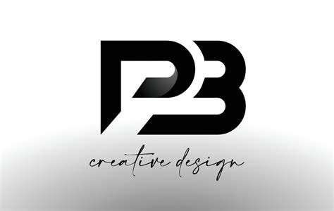 PB Letter Logo Design with Elegant Minimalist Look.PB Icon vector with ...