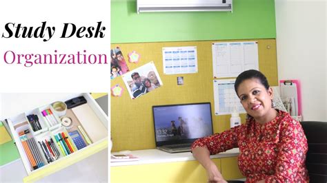 Study Table Organization | Tips To Organize Working Desk | Simplify ...