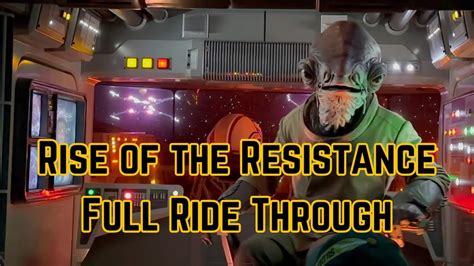 Rise of the Resistance POV | Disneyland Star Wars Ride - YouTube