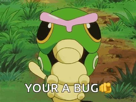 Caterpie Caterpillar GIF - Caterpie Caterpillar Pokemon - Discover & Share GIFs