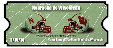 Nebraska Cornhuskers vs Wisconsin Badgers Football Tickets | 10/10/15