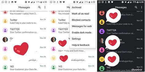 How to enable Dark mode for Android Dialer, Contacts and Messages