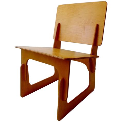 Post War Knockdown Furniture Co Plywood Lounge Chair For Sale at 1stDibs | knockdown chair ...