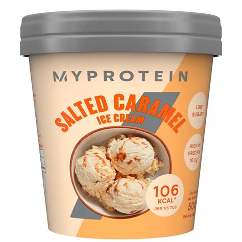 MyProtein Salted Caramel Ice Cream 500ml | Ice Cream Tubs | Iceland Foods