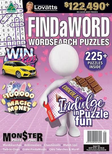 Lovatts FindaWord® +225 PUZZLES Magazine Subscription