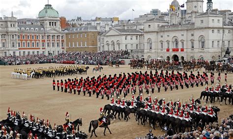 In pictures: Pomp, parade mark official celebration of Queen Elizabeth's 93rd birthday - World ...