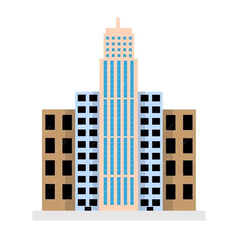 Premium Vector | City buildings vector clipart