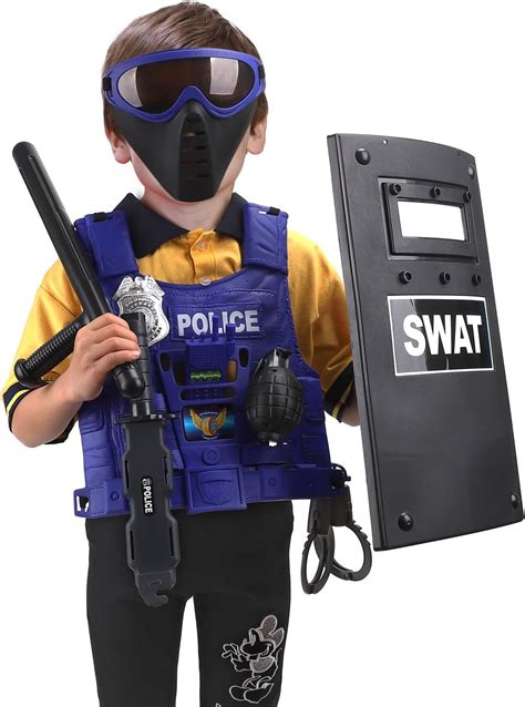 Dress Up Ultimate All-in-One Police Officer Role Play Set for Kids TOY GUN SWAT Speelgoed en ...