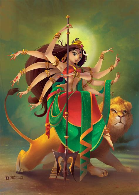 Client: Maya Magical Studios Australia (Goddess Durga) on Behance ...