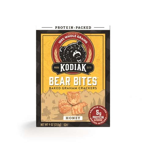 Kodiak Protein Honey Graham Cracker Bear Bites, 9 oz - Walmart.com