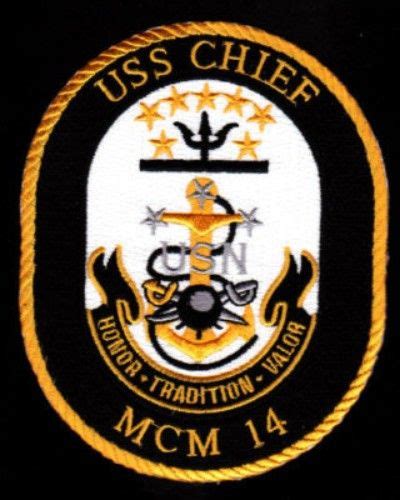 MCM-14 USS CHIEF Mine Countermeasures Ship PATCH (06/08/2012) | Patches ...