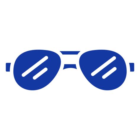 Aviator sunglasses blue - Transparent PNG & SVG vector file