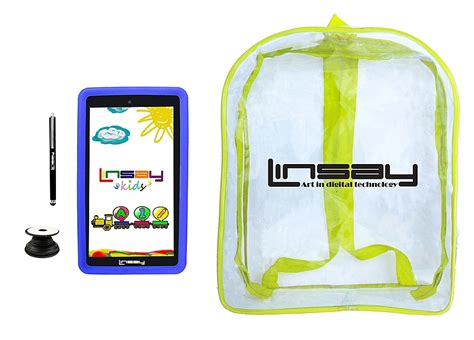 Questions and Answers: LINSAY 7" Kids Tablet, Stylus, Tablet Pop Holder ...