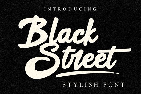 Black Street Font | Letter styles fonts, Hand lettering fonts, Poster design software