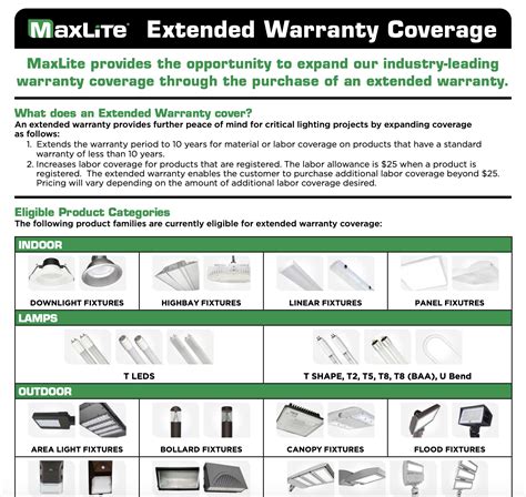 Extended Warranty - MaxLite