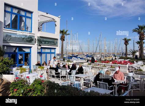 Outdoor restaurant, Monastir Marina, Monastir, Monastir Governorate ...