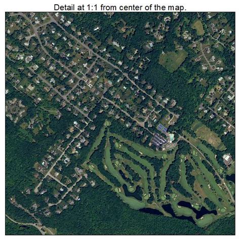 Aerial Photography Map of Milton, MA Massachusetts