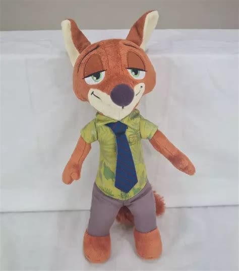 DISNEY ZOOTROPOLIS ZOOTOPIA Talking Fox Nick Wilde Soft Toy Plush £14.99 - PicClick UK