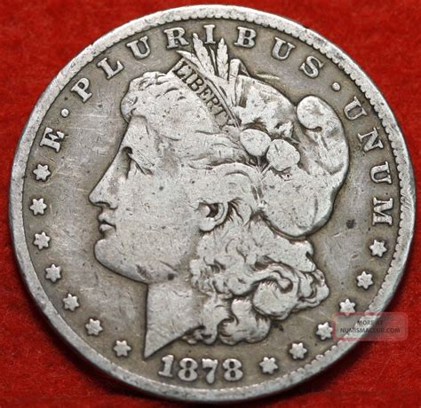 1878 - Cc Silver Morgan Dollar