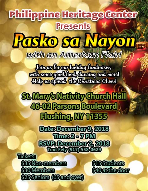 Pasko Sa Nayon 2018 – Philippine Heritage Center Inc.